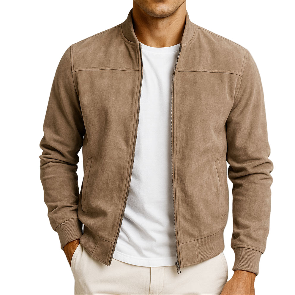 Men’s Minimalist Zip Jacket – Modern Lightweight Everyday Layer