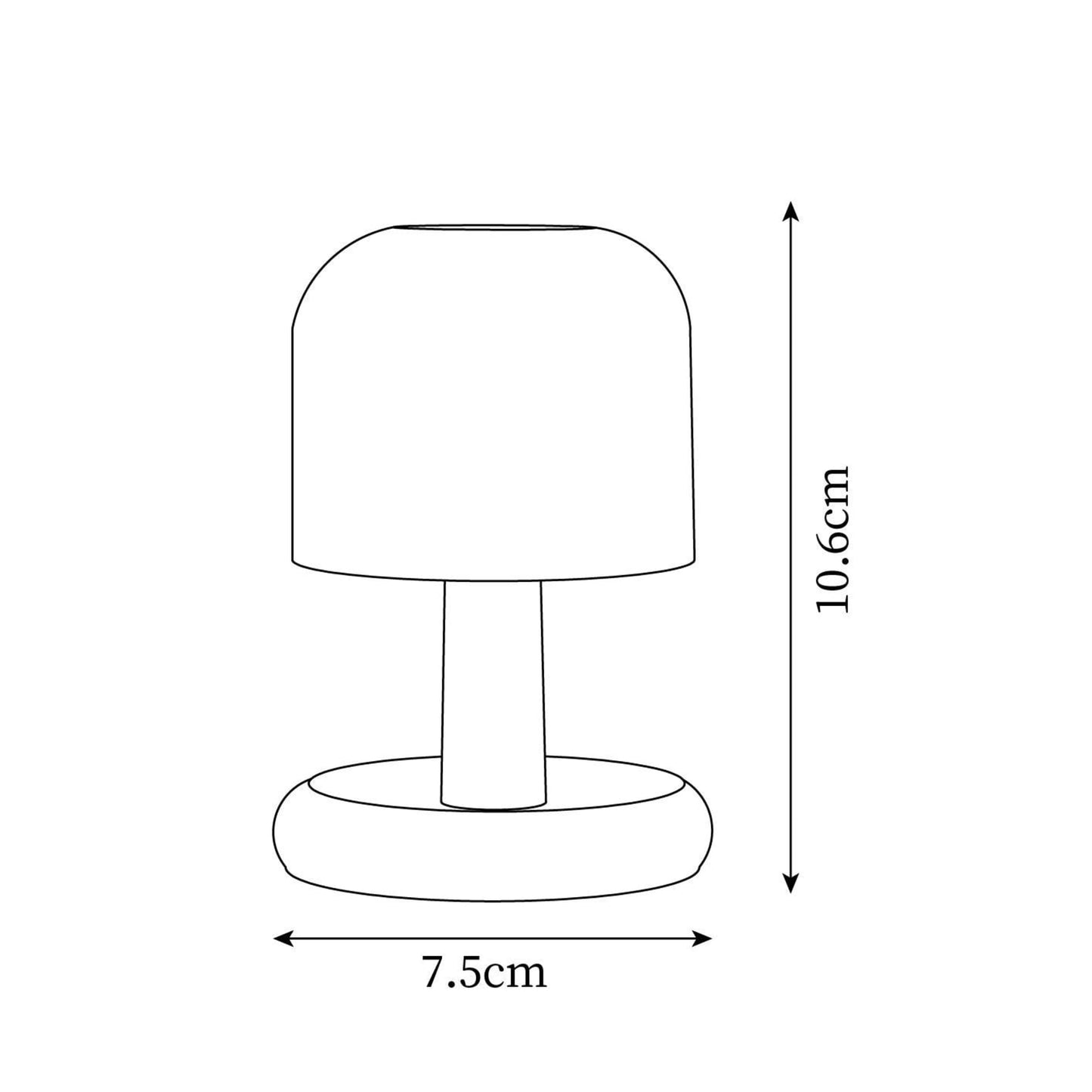 Rechargeable LED Table Lamp with USB Charging
