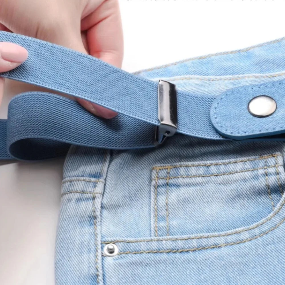 Adjustable Elastic No-Buckle Belt for Pants