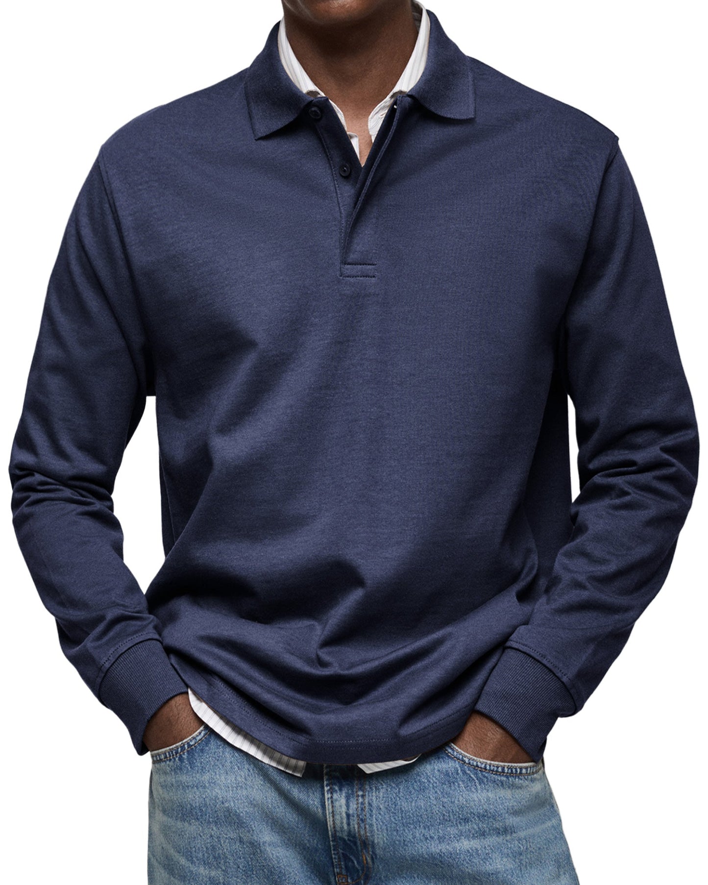 Men’s Long Sleeve Polo Shirt