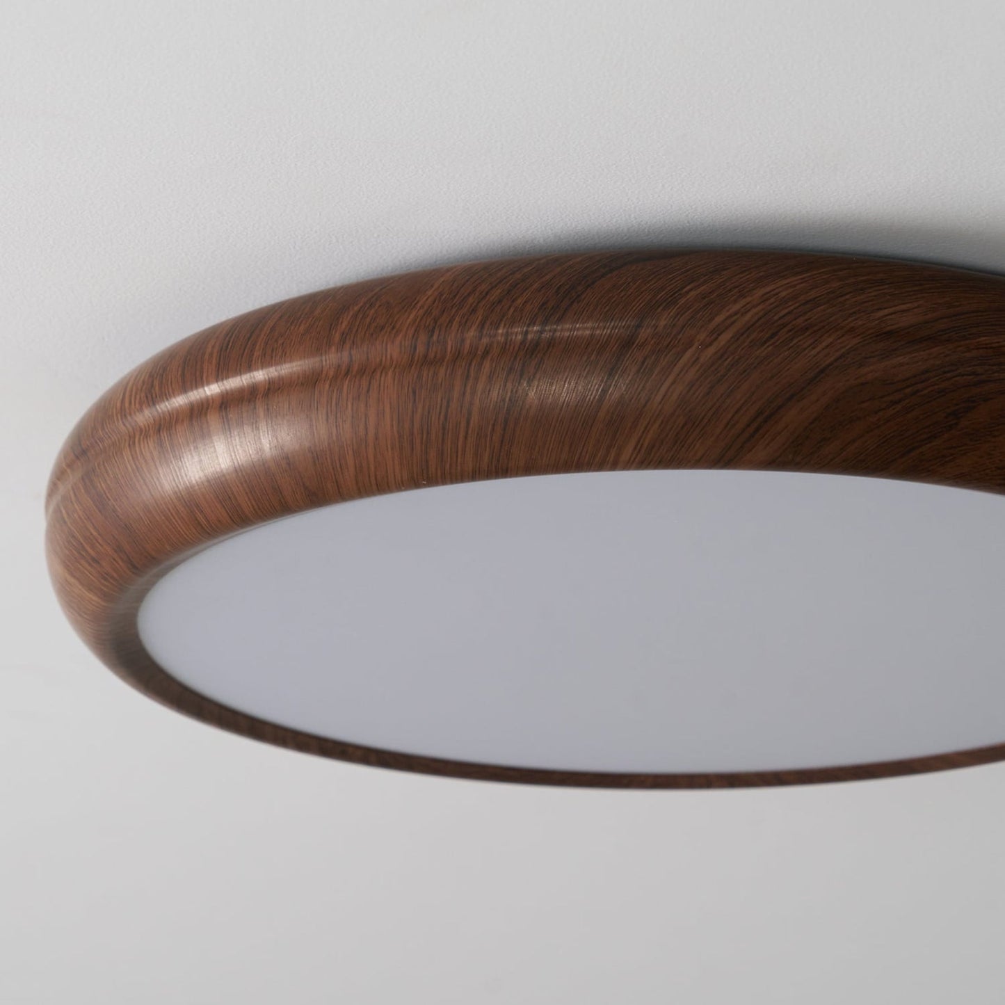 Modern Wood Flush Mount LED Ceiling Light