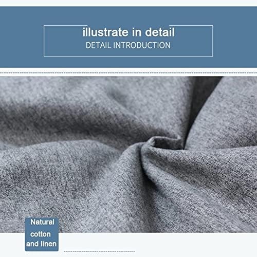 Ergonomic Linen Bean Bag Chair Cover - Modern Lazy Lounger Sofa