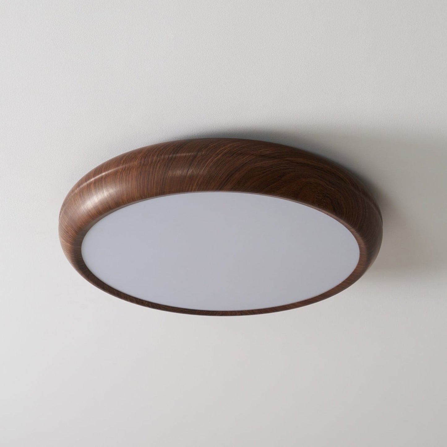 Modern Wood Flush Mount LED Ceiling Light