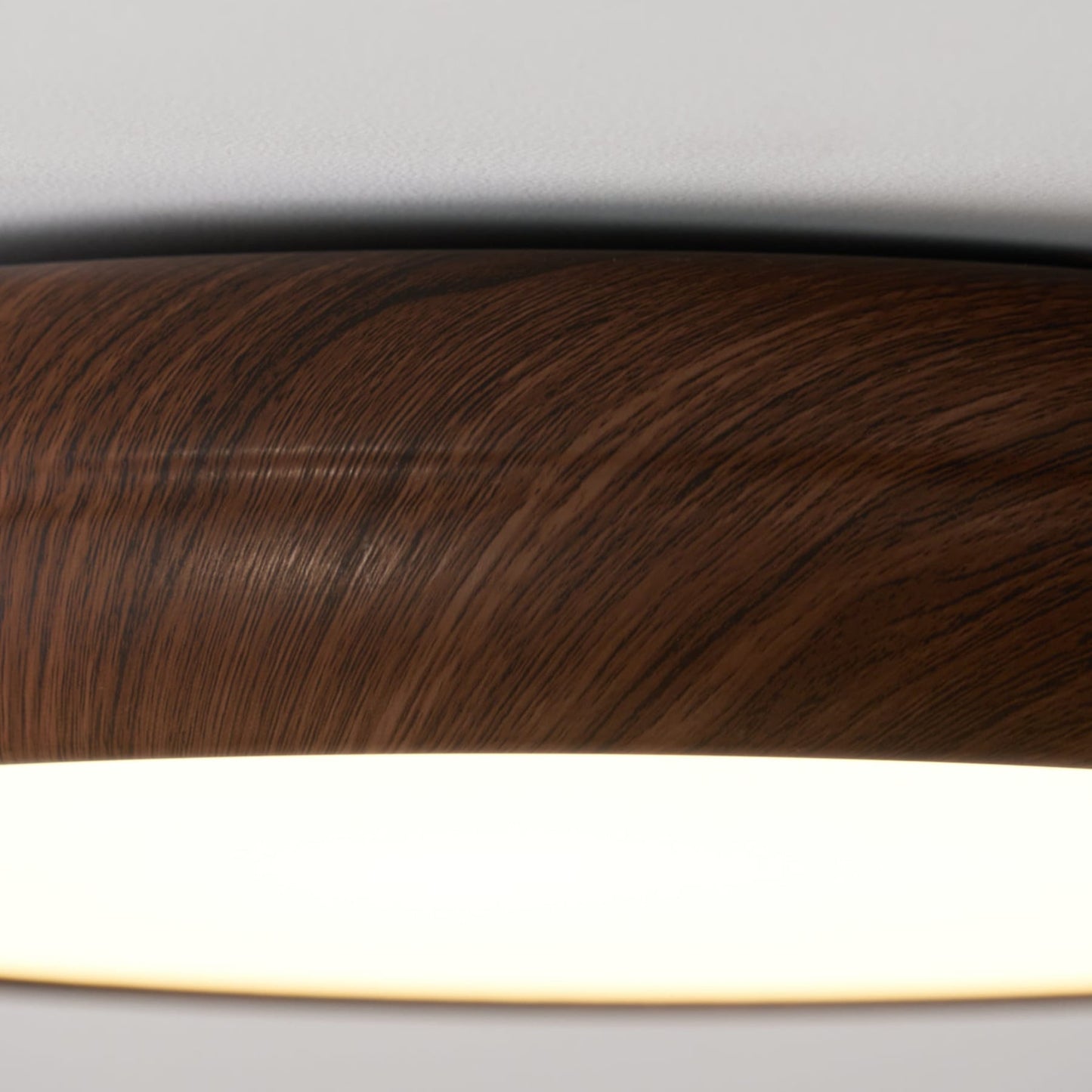 Modern Wood Flush Mount LED Ceiling Light