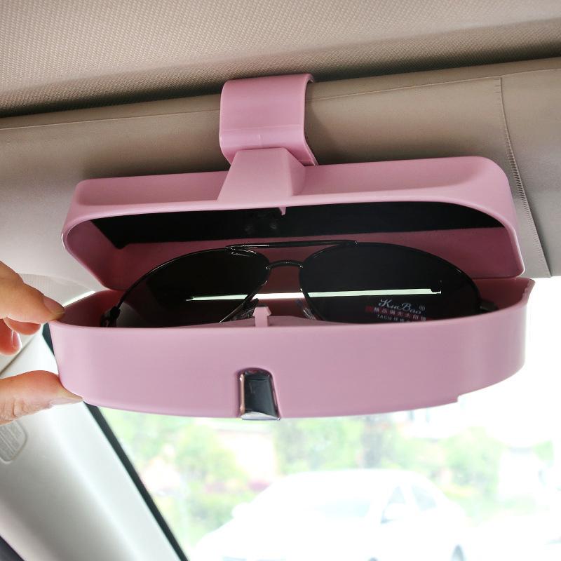 Universal Car Sun Visor Sunglasses Case - Premium Storage Holder