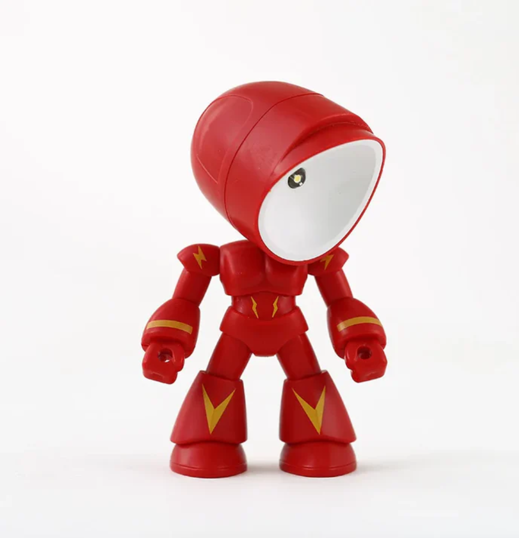 Robot LED Table Lamp – Cute Warm Light Desk Lamp