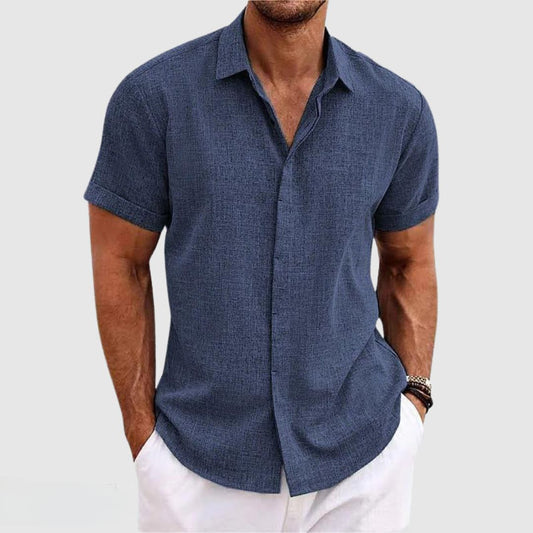 Men’s Lightweight Casual Button-Up Shirt