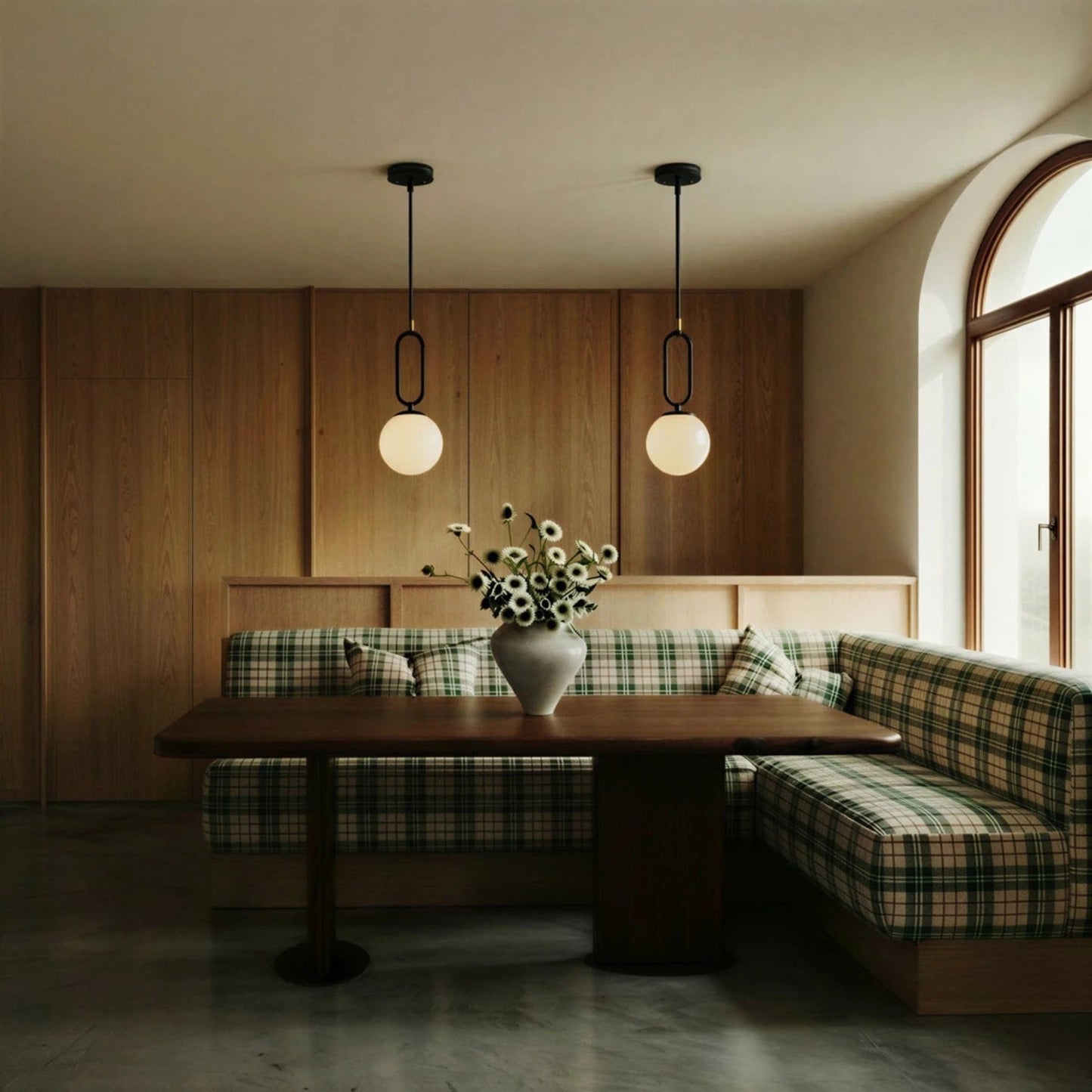 Modern Natural Marble LED Pendant Light