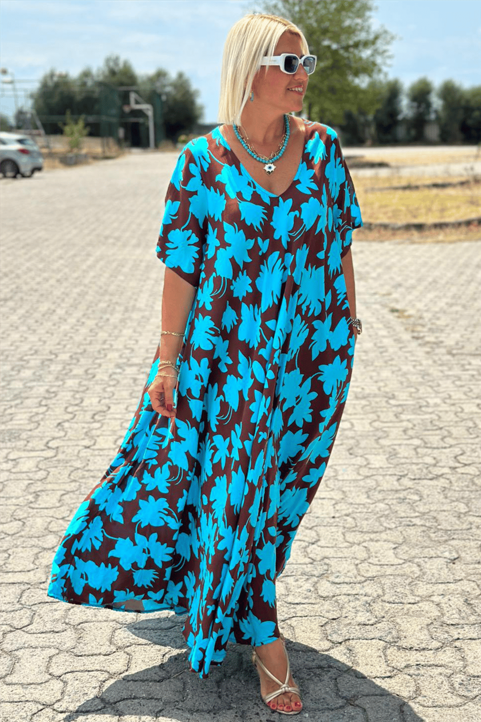 Dolce Vita - Maxi Dress - Floral Print & Sunny Feminine Style