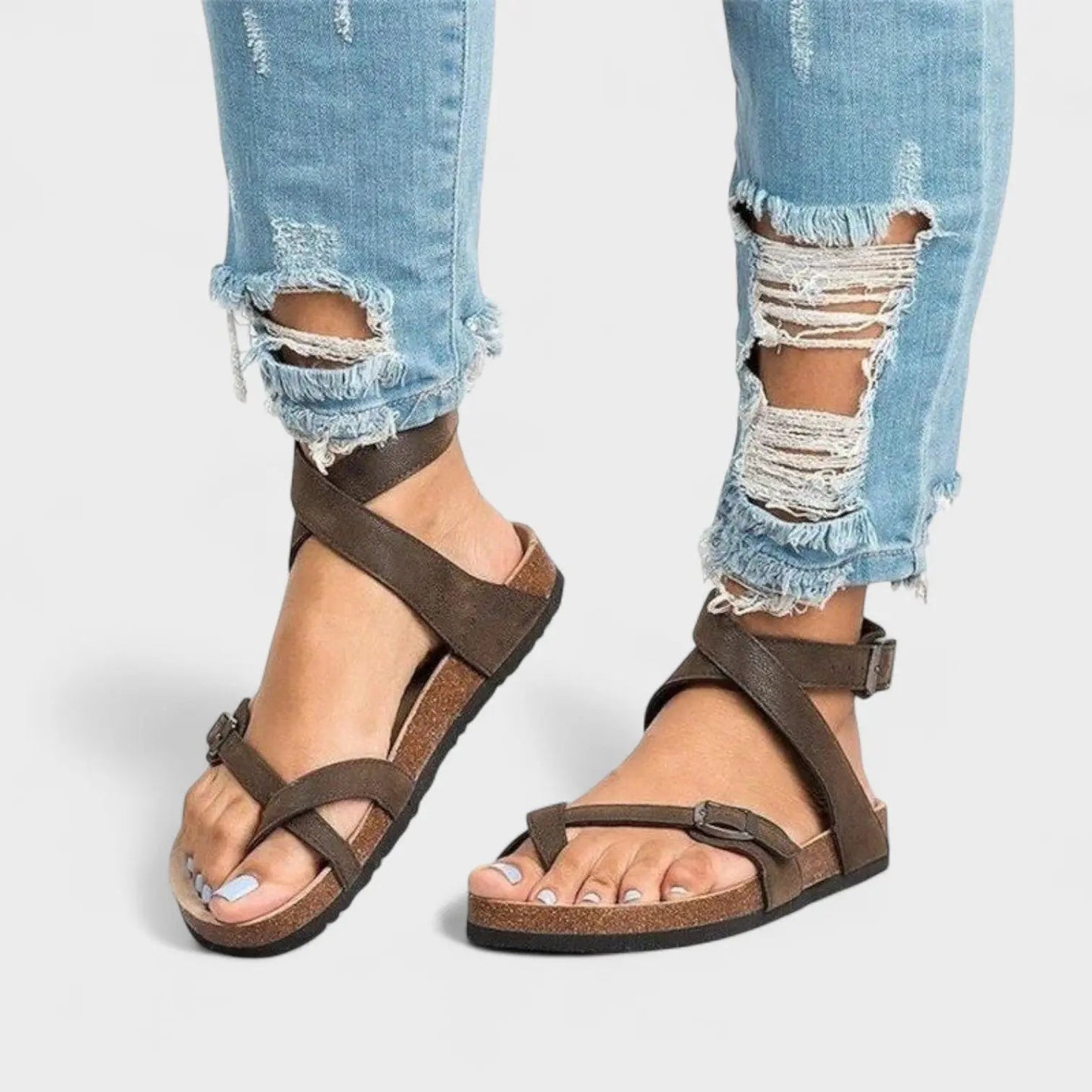 Women’s Adjustable Leather Sandals