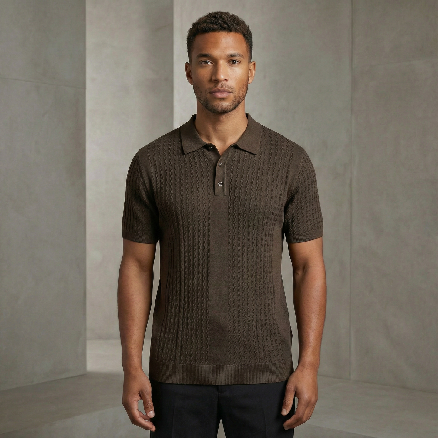 Logan Knit Polo Shirt