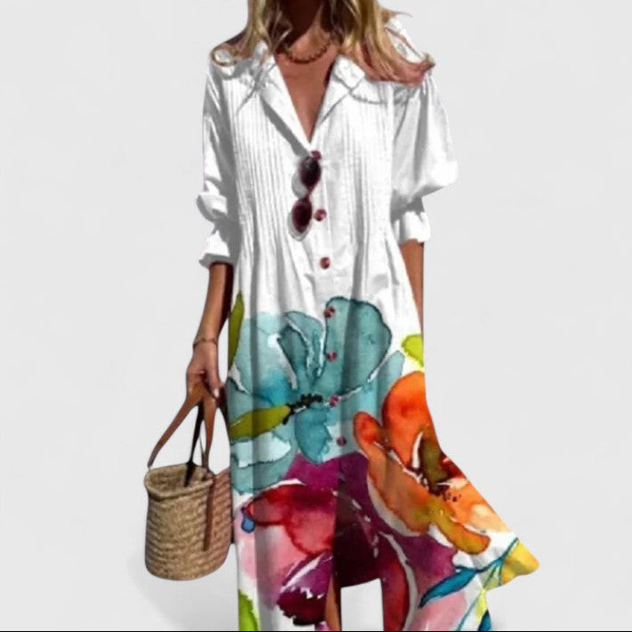 Women’s Boho Maxi Dress – Flowy Elegant Summer Style