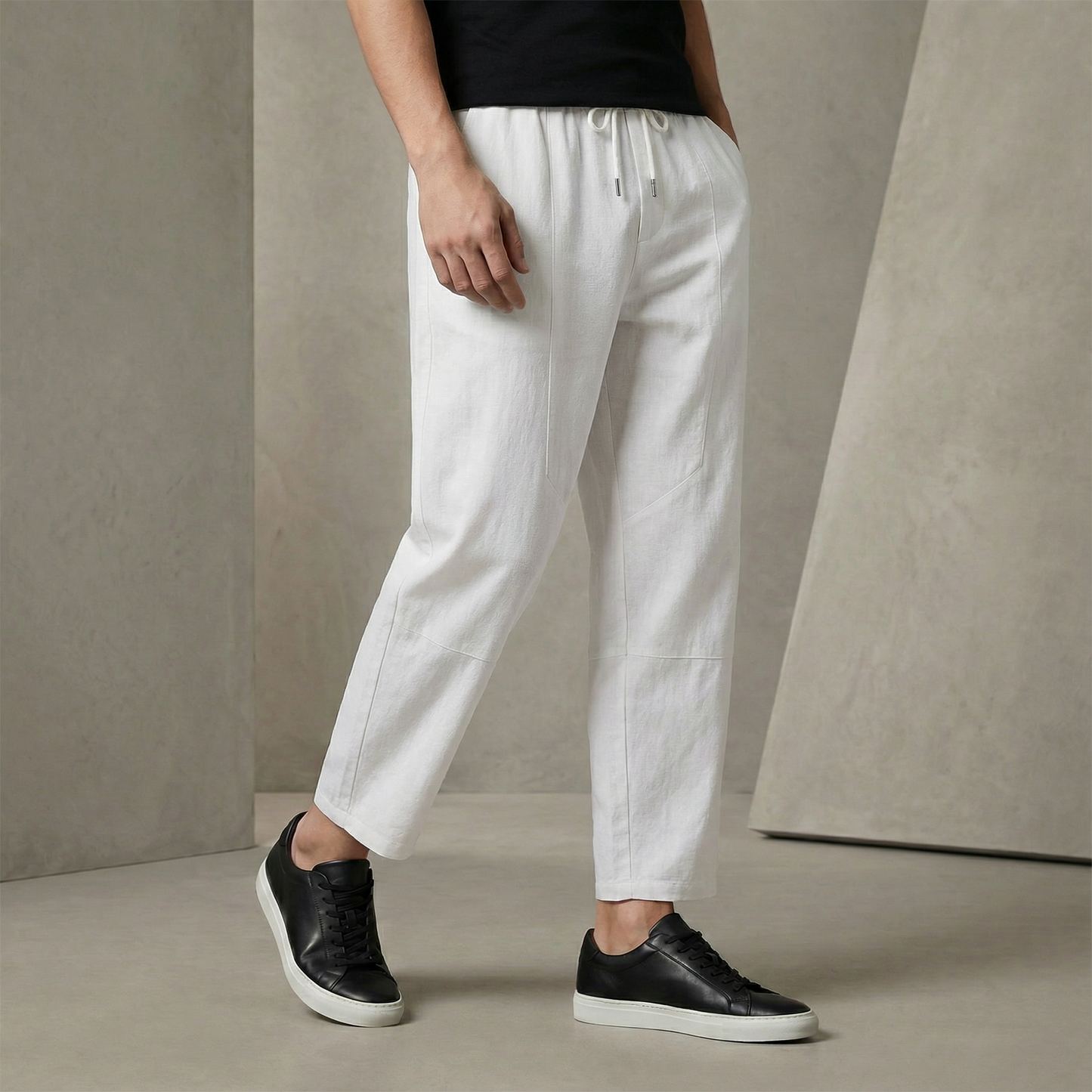 Hudson Cropped Cotton Pants