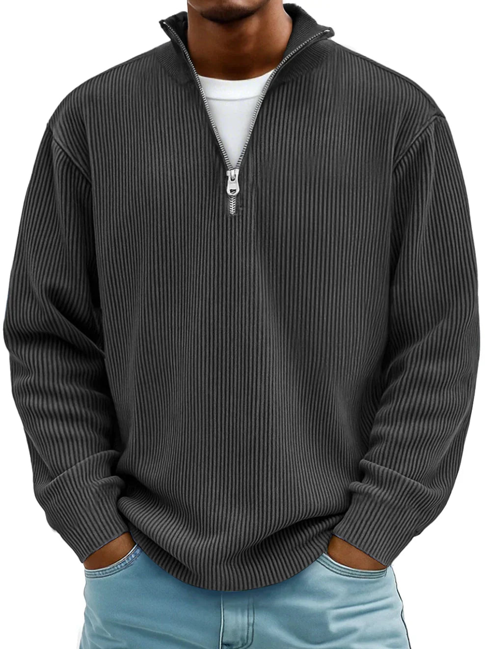 Men’s Half-Zip Knit Pullover