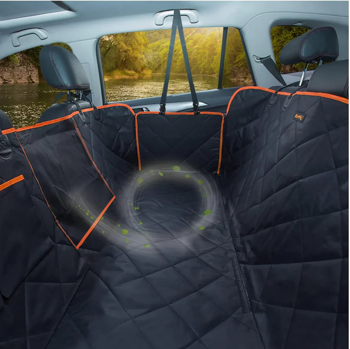 Dog Car Seat Cover – Waterproof Pet Protector with Safety Leash
