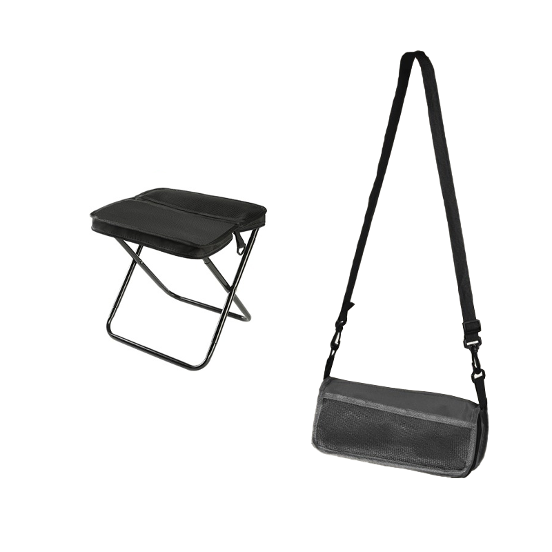Foldable Camping Backpack Stool - Portable Heavy Duty Fishing Chair