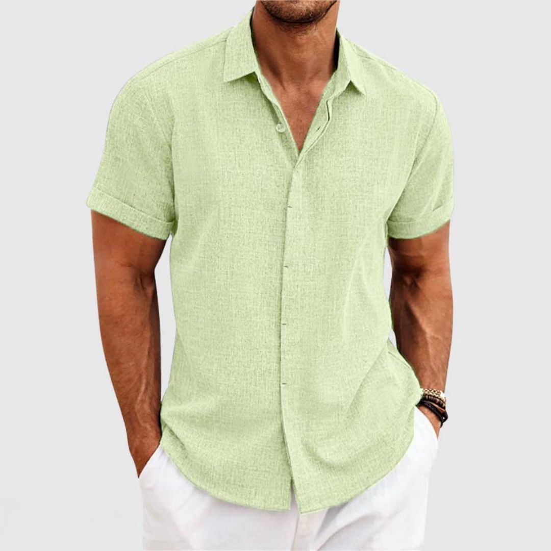 Men’s Lightweight Casual Button-Up Shirt