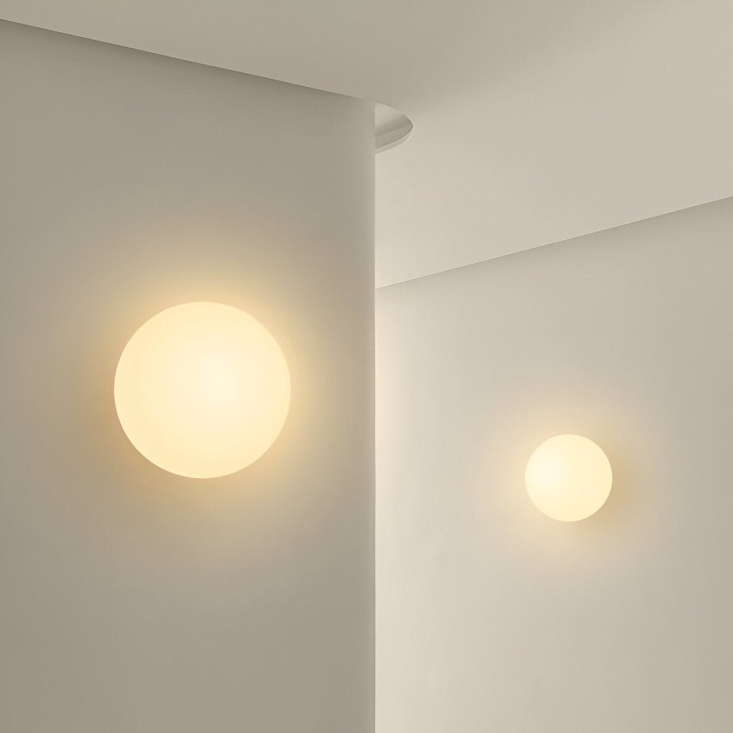 Modern Glass LED Wall Light