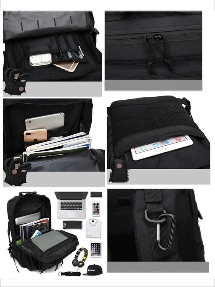 StormGuard 30L Waterproof Backpack - Heavy Duty Outdoor Travel