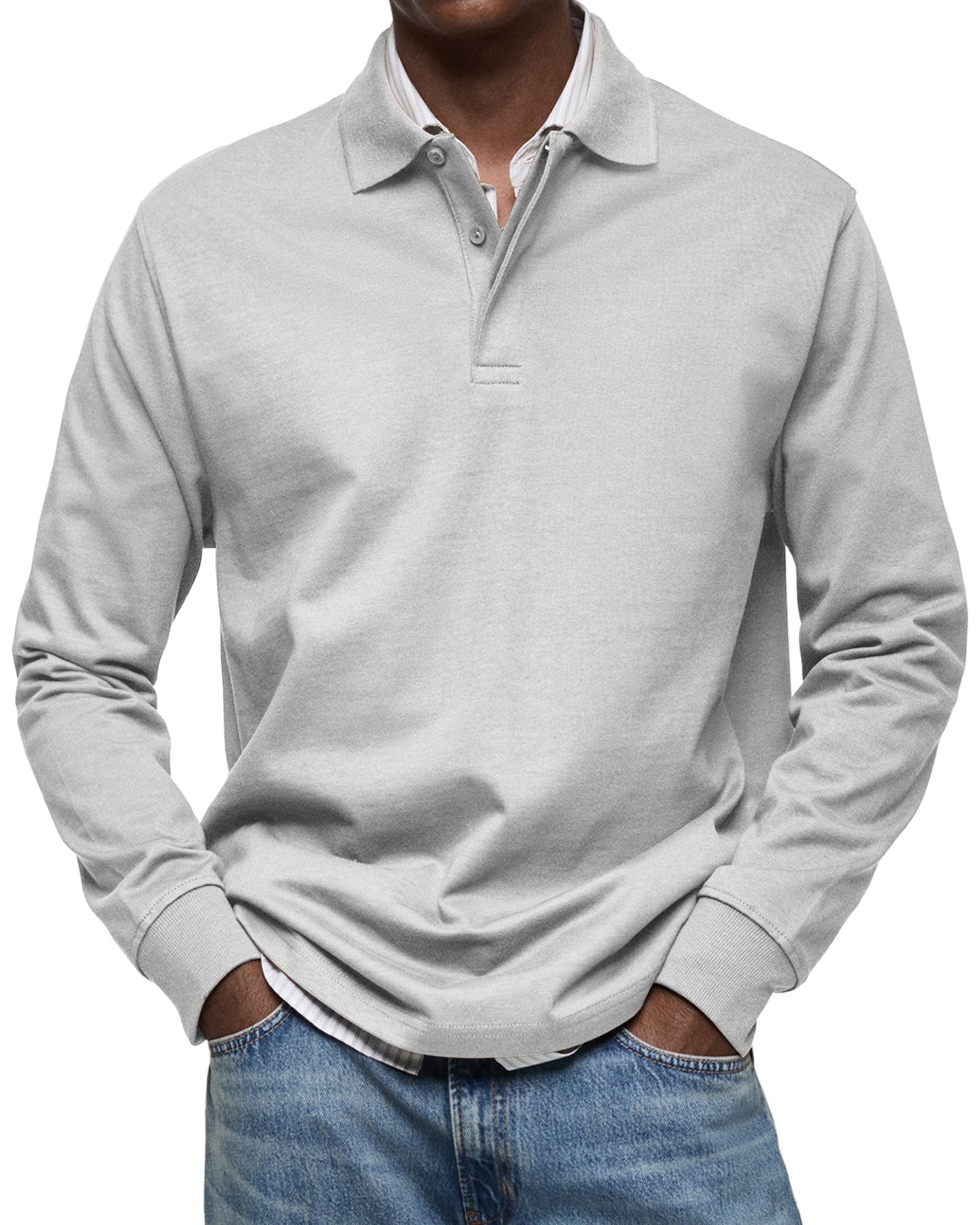 Men’s Long Sleeve Polo Shirt