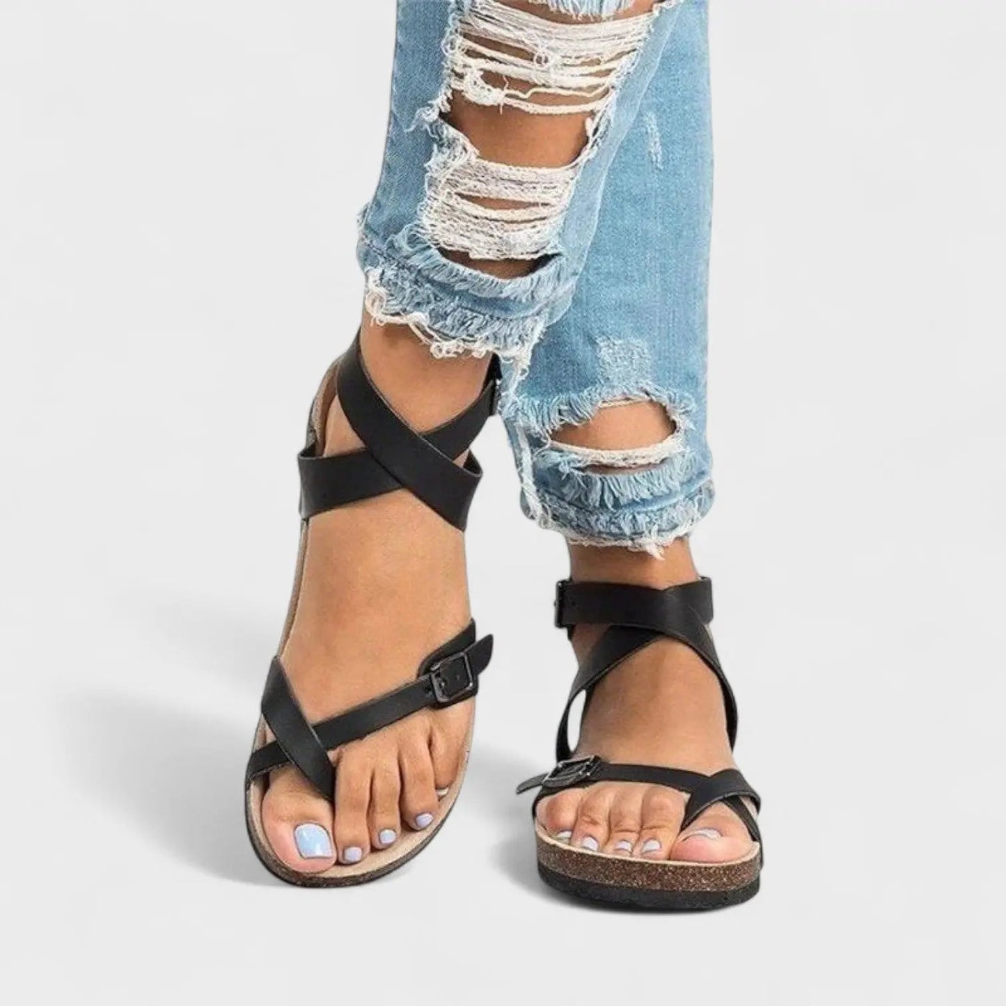 Women’s Adjustable Leather Sandals