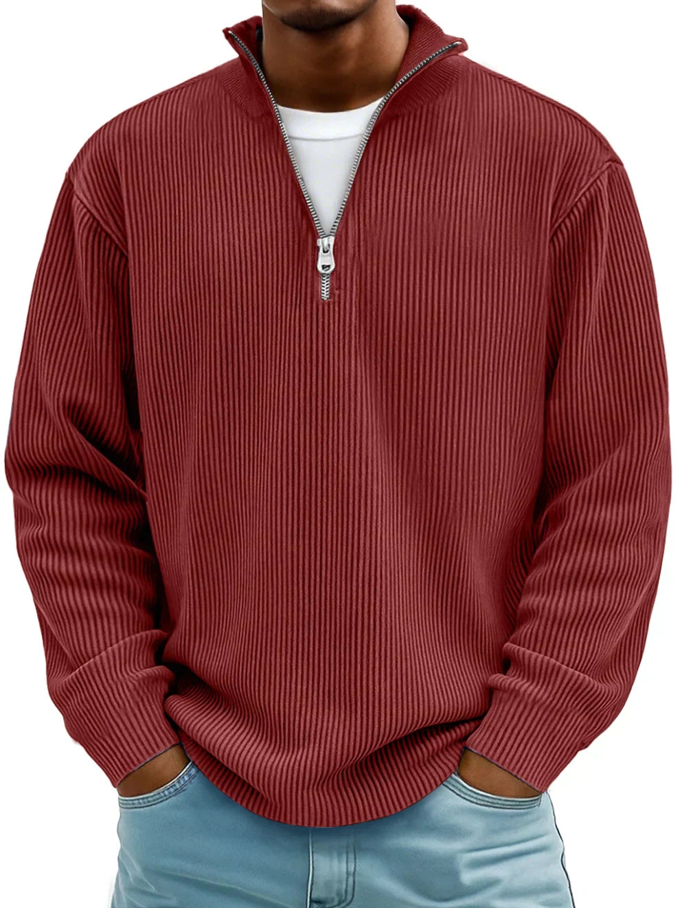 Men’s Half-Zip Knit Pullover