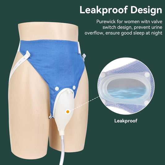Wearable Incontinence Urine Collector Bag - Portable Male Female