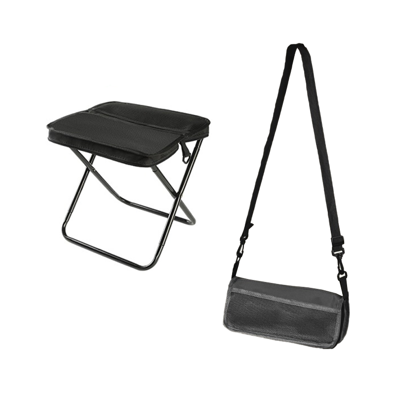 Foldable Camping Backpack Stool - Portable Heavy Duty Fishing Chair