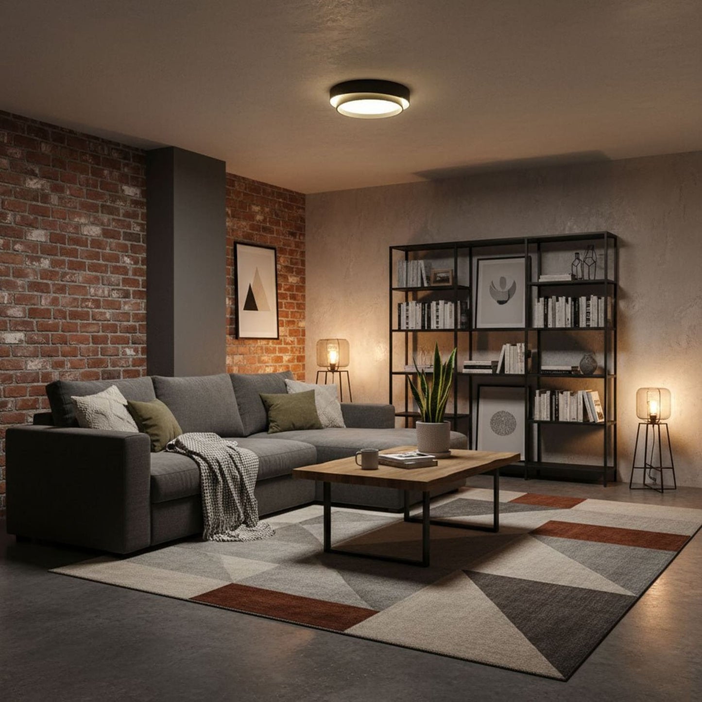 Modern Flush Mount LED Ceiling Light