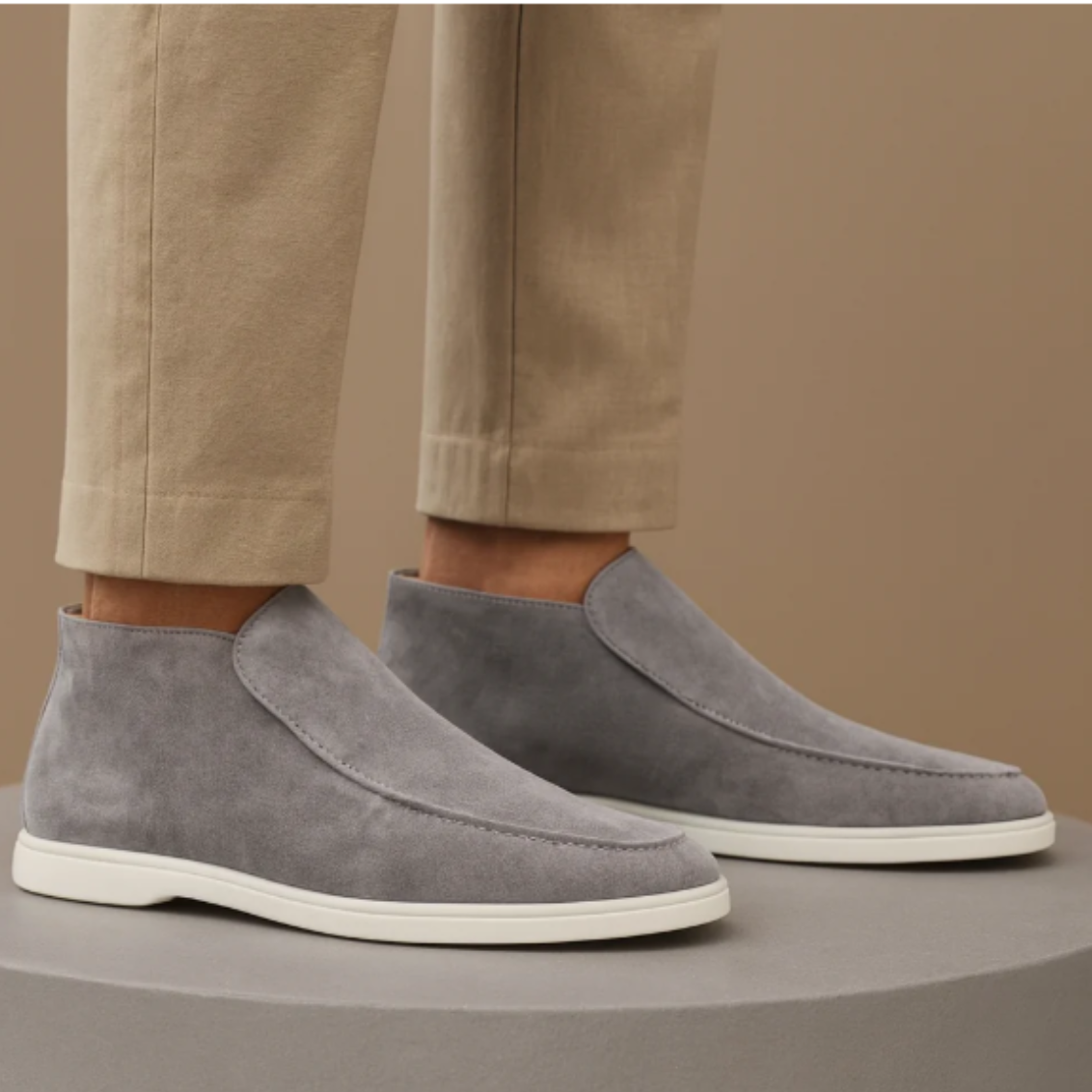 Men’s Suede Slip On Loafers