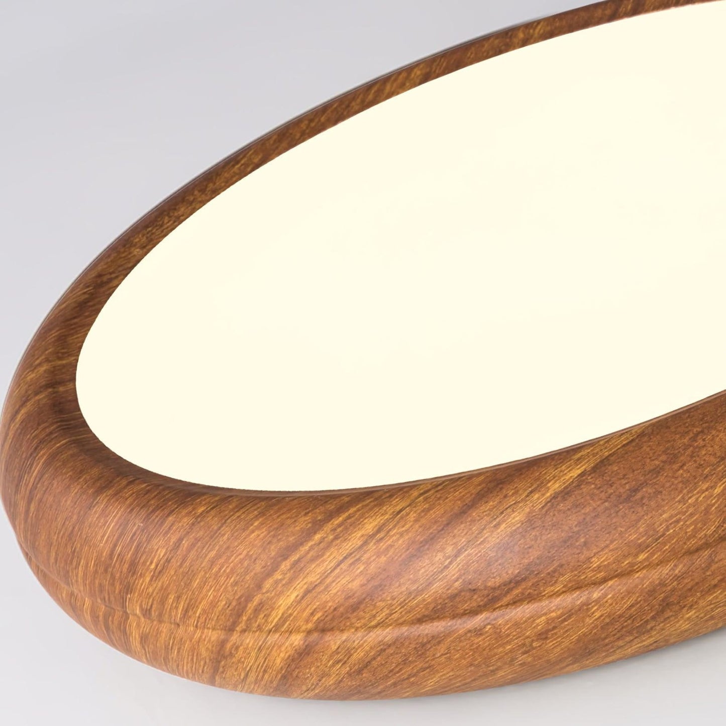 Modern Wood Flush Mount LED Ceiling Light