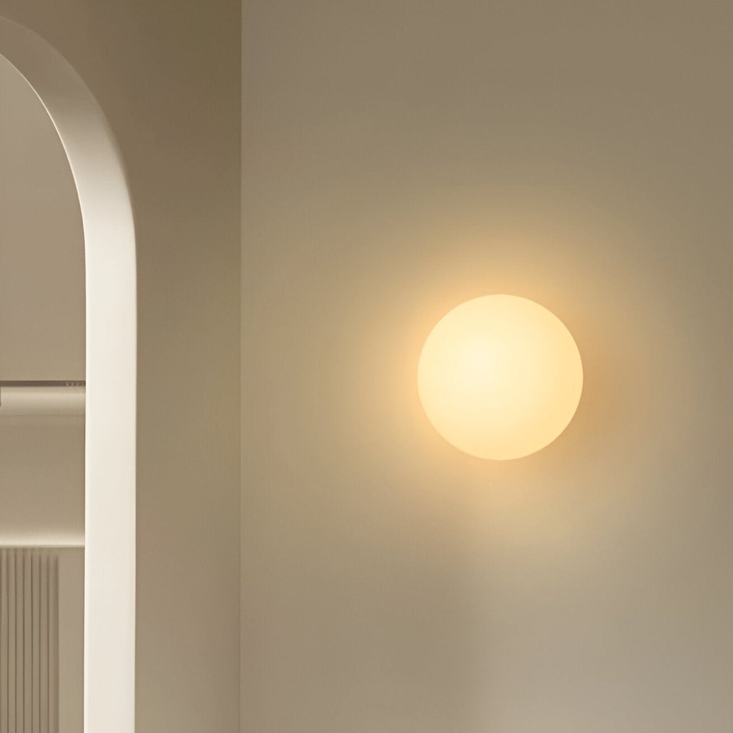 Modern Glass LED Wall Light