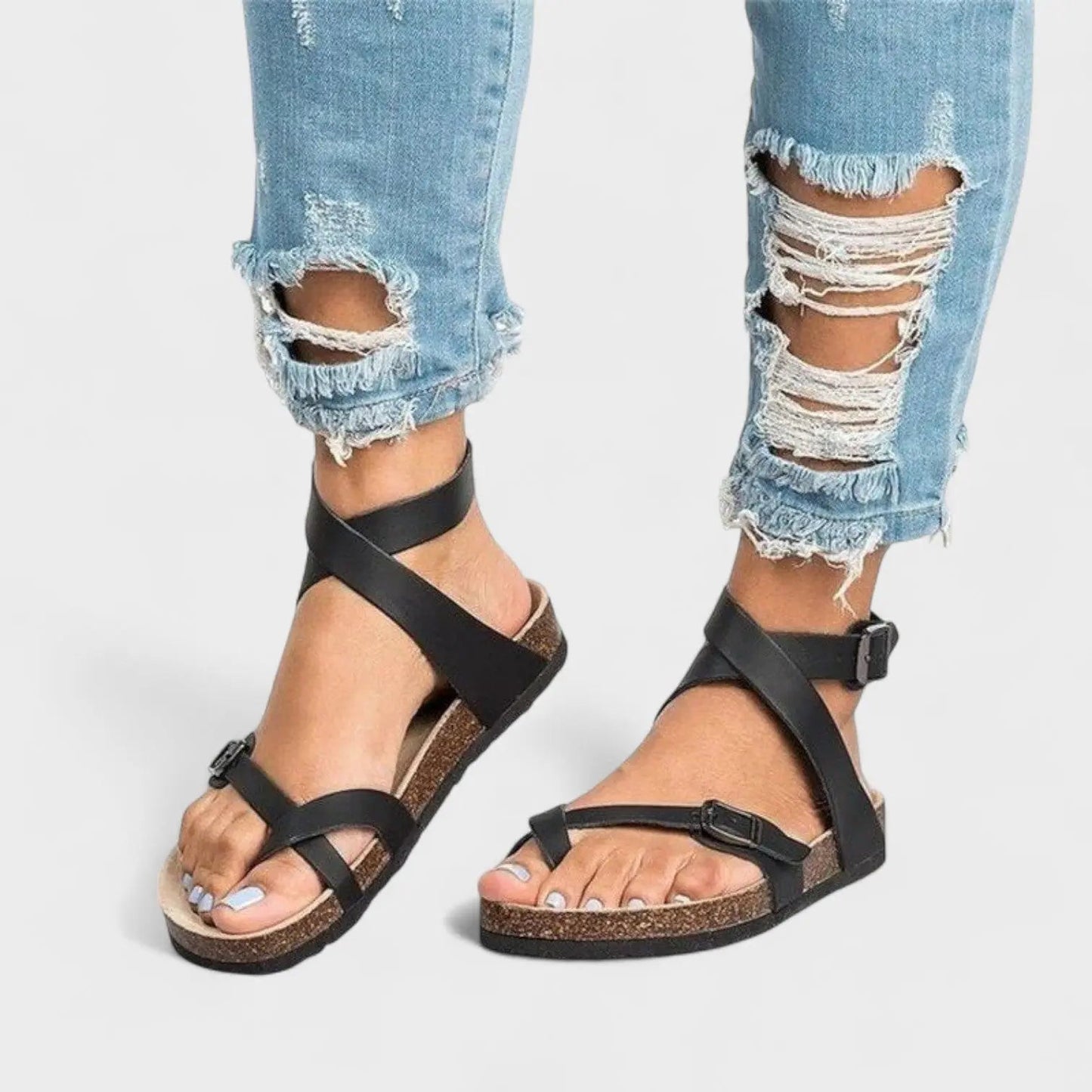 Women’s Adjustable Leather Sandals
