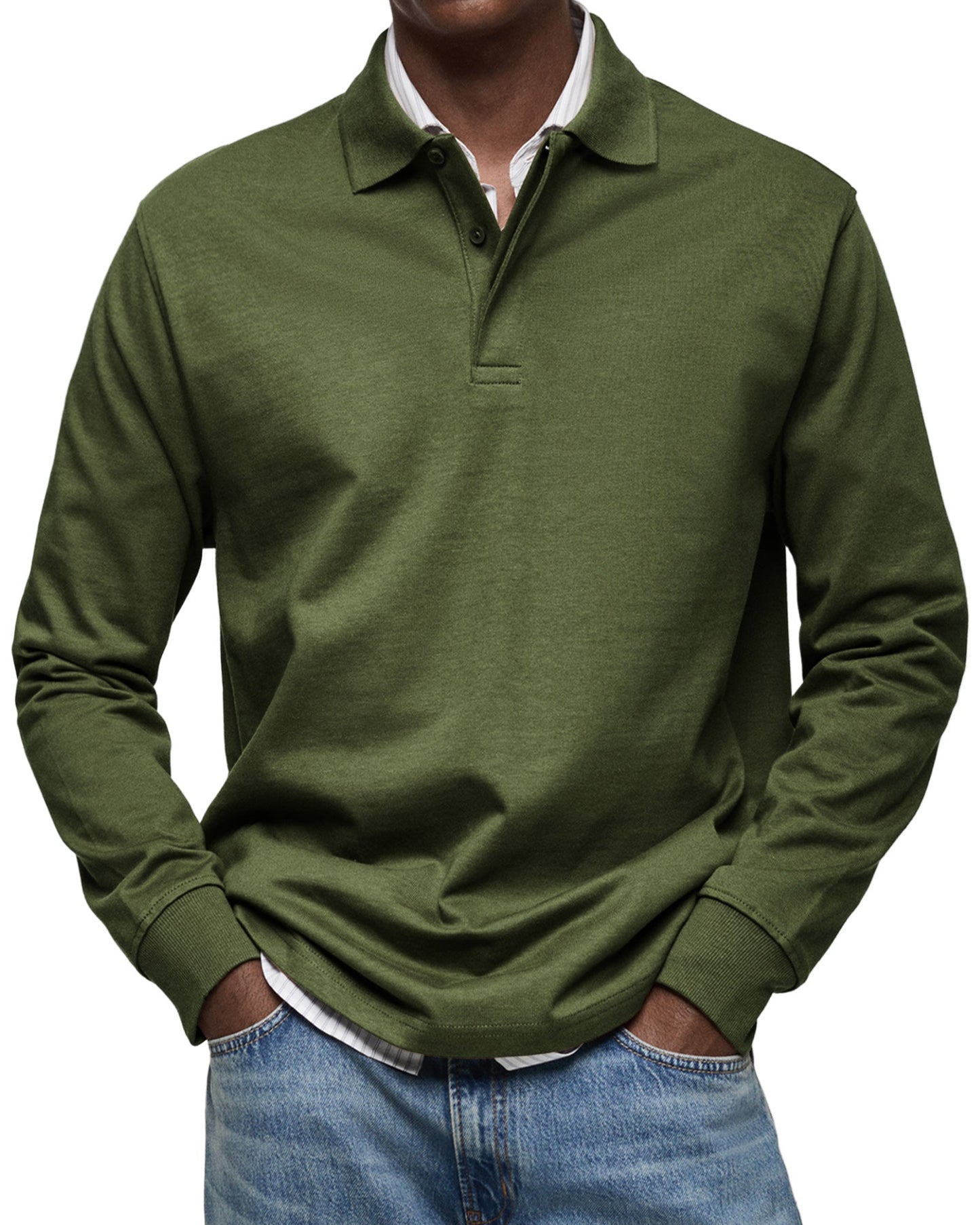 Men’s Long Sleeve Polo Shirt