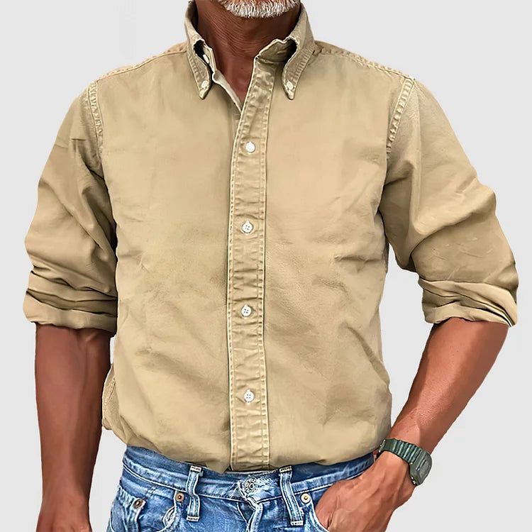 Men’s Wrinkle-Resistant Long Sleeve Shirt