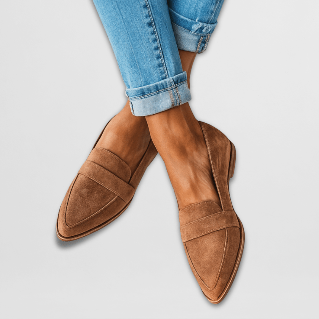Women’s Soft Suede Loafers – Comfortable Everyday Slip-On Shoes