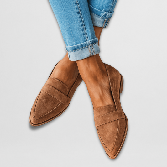Women’s Soft Suede Loafers – Comfortable Everyday Slip-On Shoes
