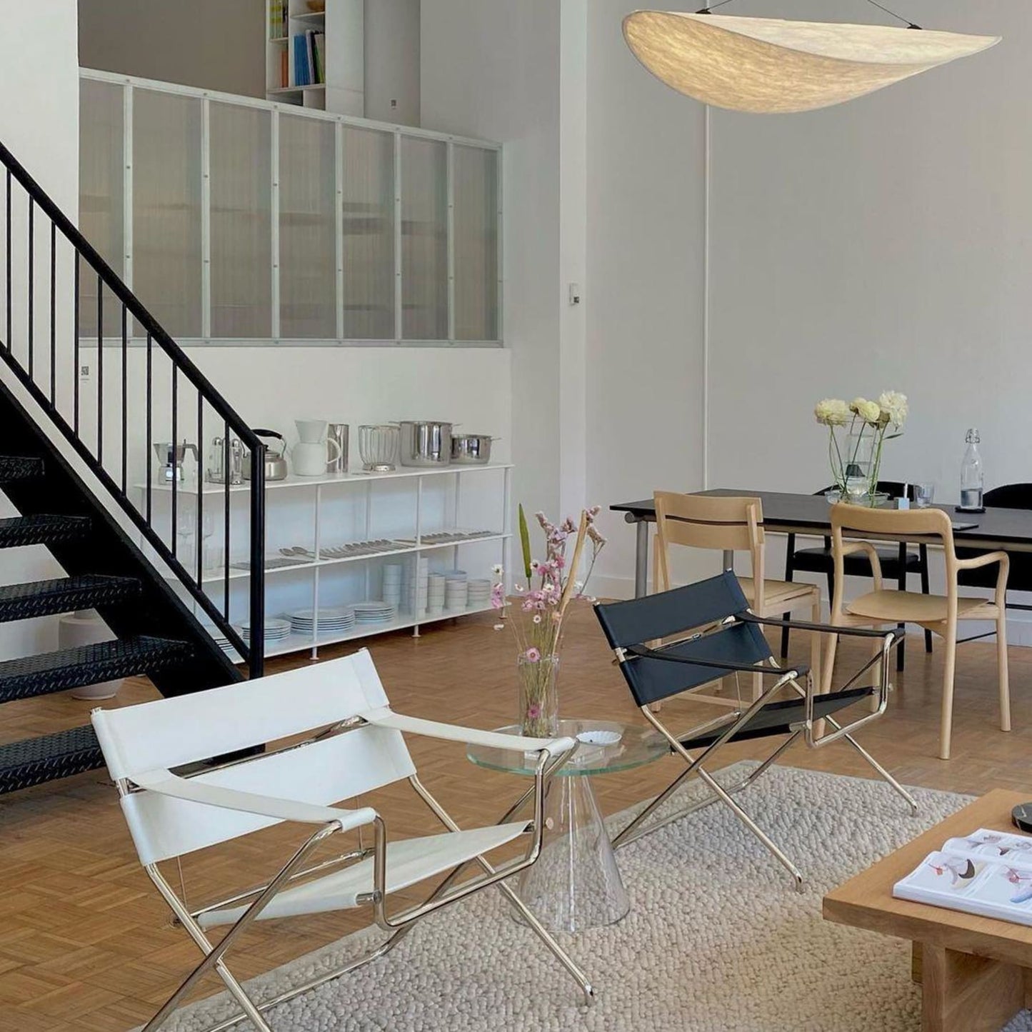 Modern Fabric LED Pendant Light