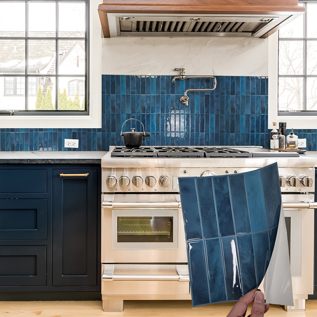 3D Peel and Stick Wall Tiles – Self-Adhesive Kitchen & Bathroom Panels