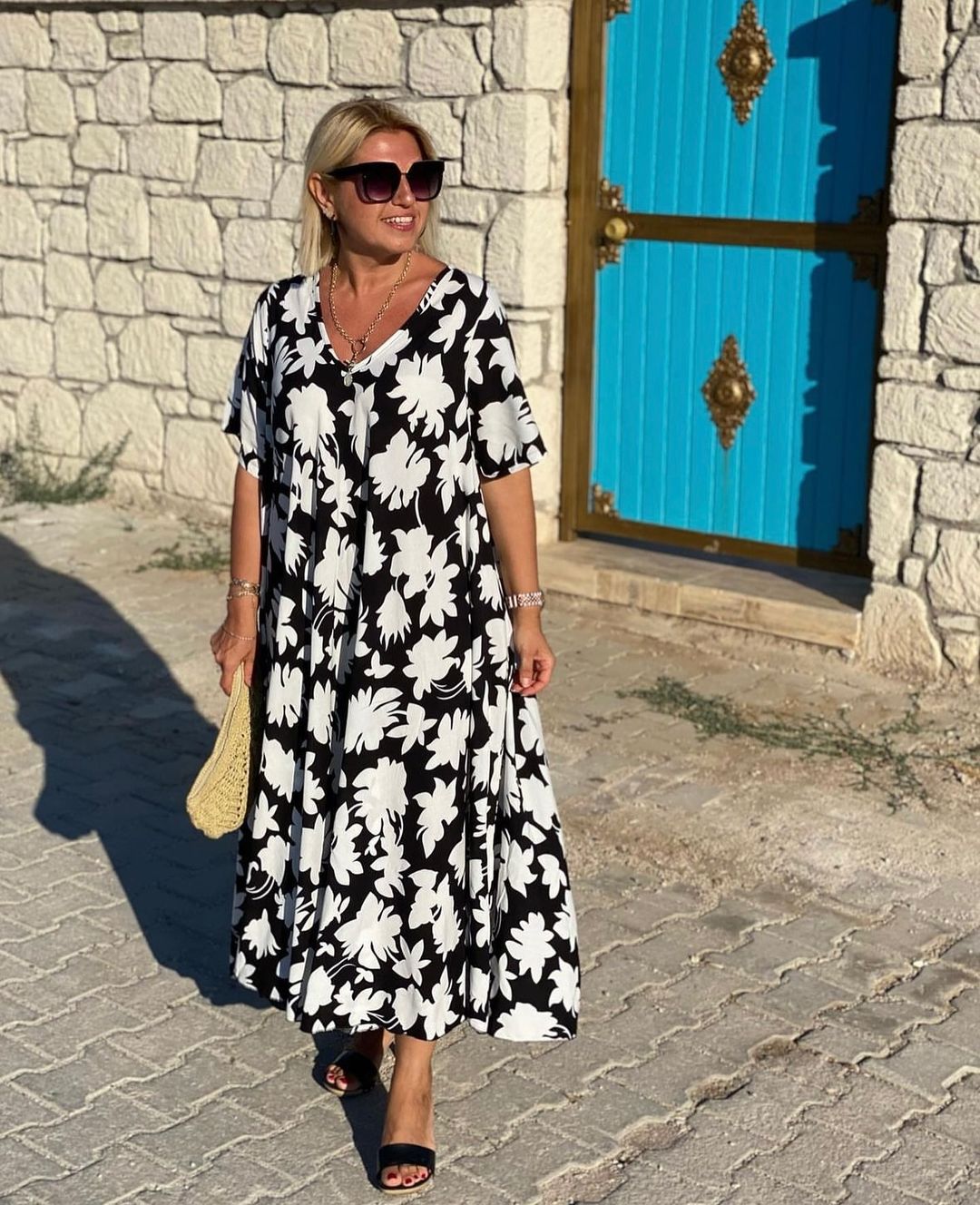 Dolce Vita - Maxi Dress - Floral Print & Sunny Feminine Style
