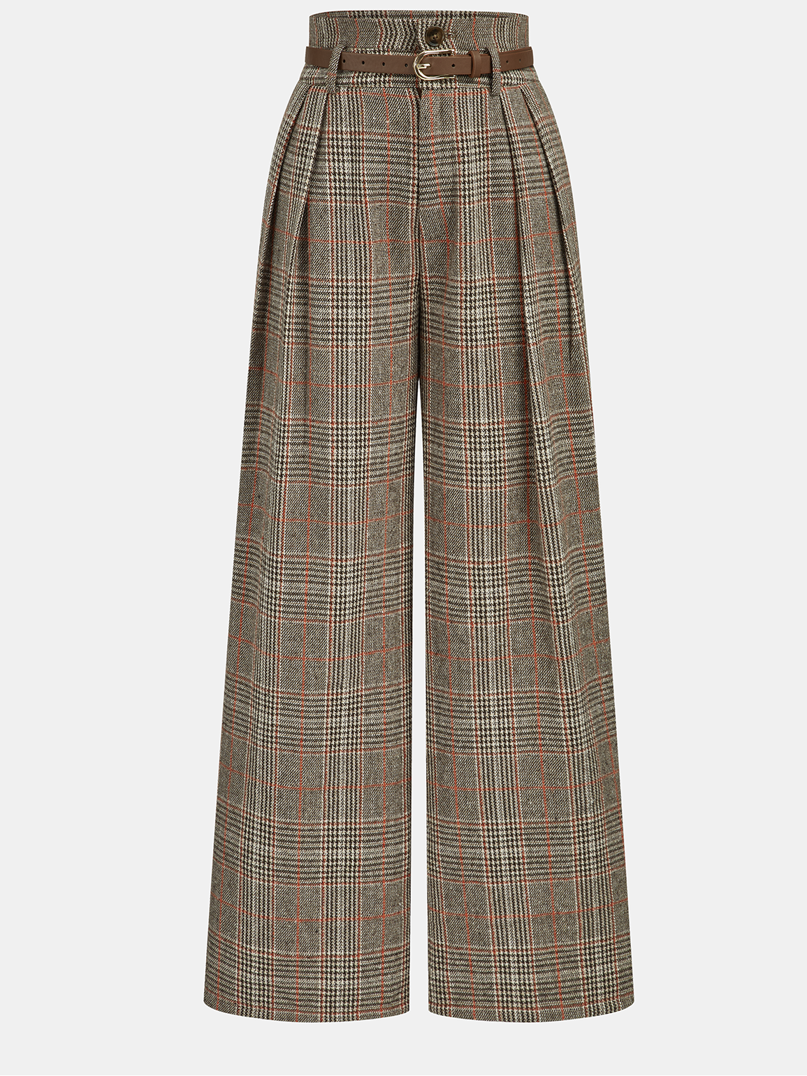 Women’s High Waist Belted Pants