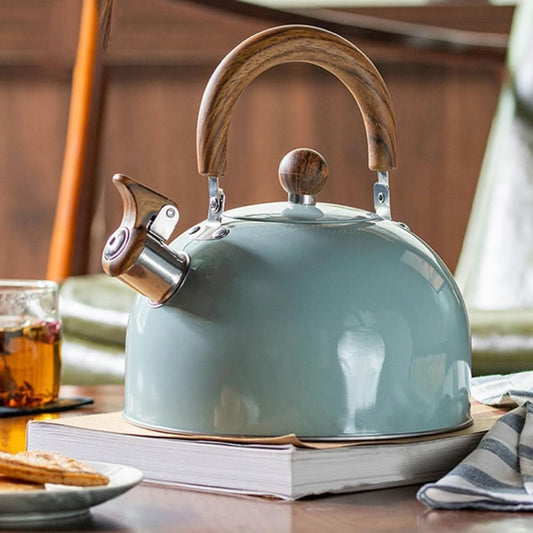 Stainless Steel Whistling Tea Kettle - 3 Quart Stovetop Teapot