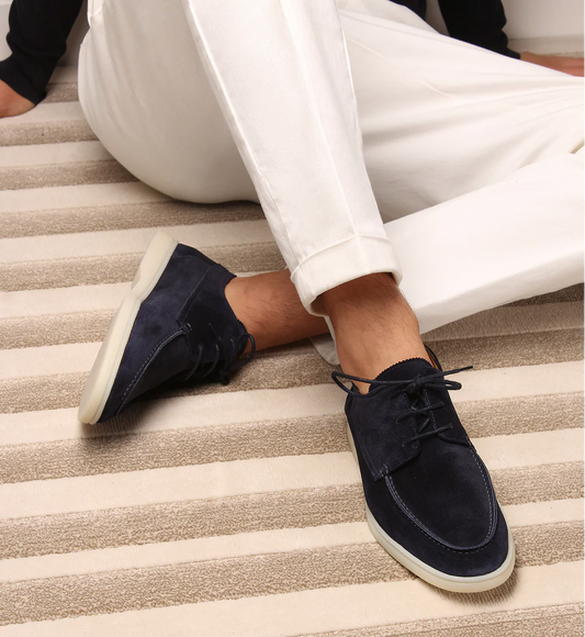 Men’s Suede Lace-Up Shoes – Casual Smart Everyday Style