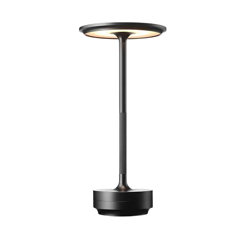 Rechargeable Brass Table Lamp – Modern Wireless LED Accent Light