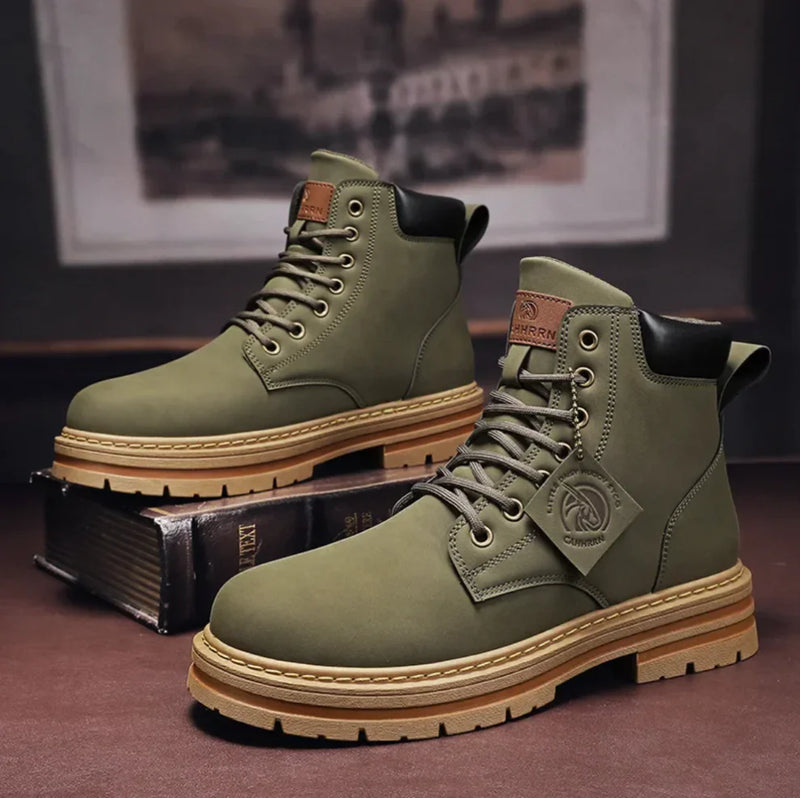 Men’s Orthopedic Lace-Up High-Top Boots