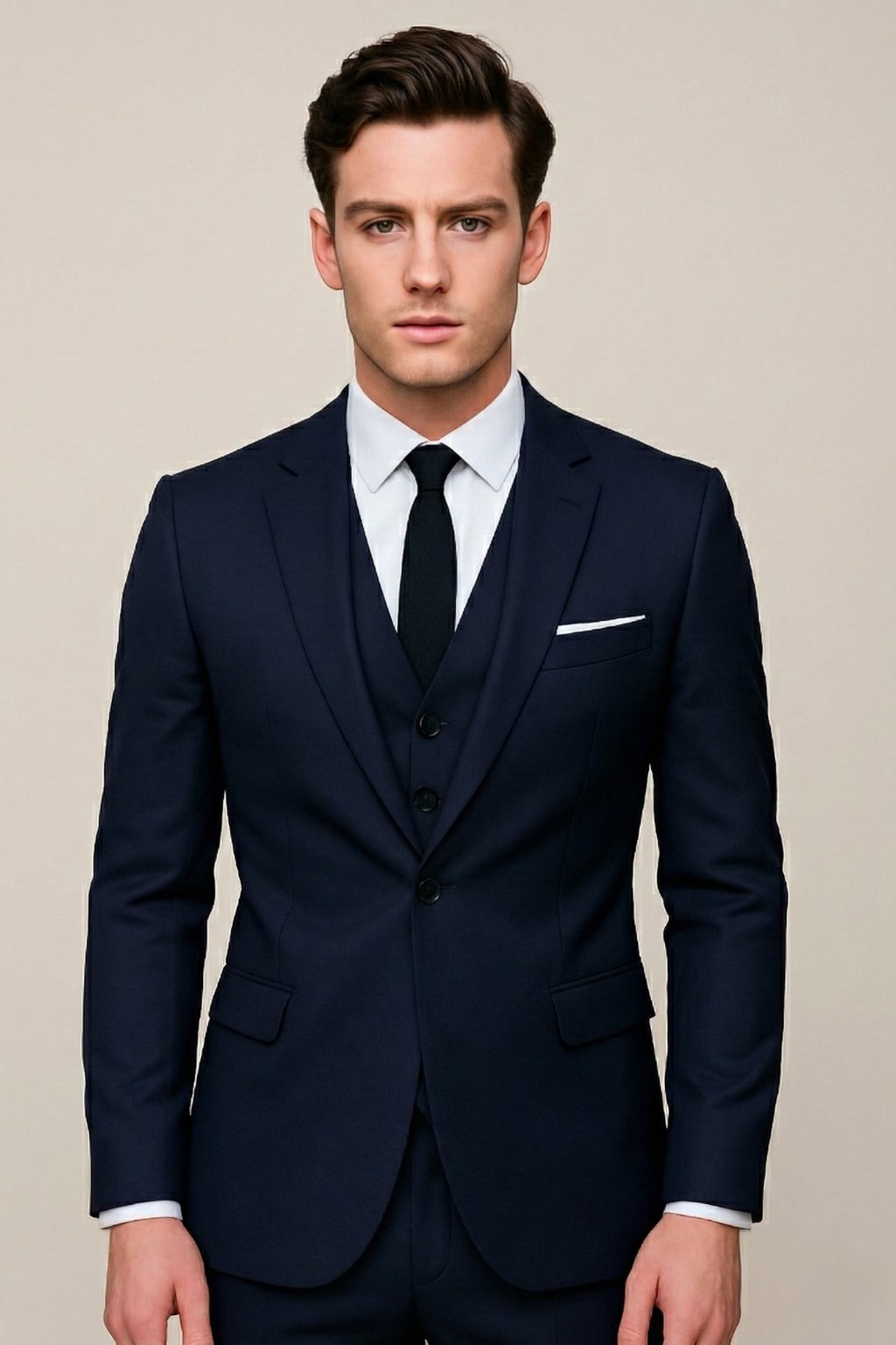 Men’s Slim Fit 3-Piece Suit