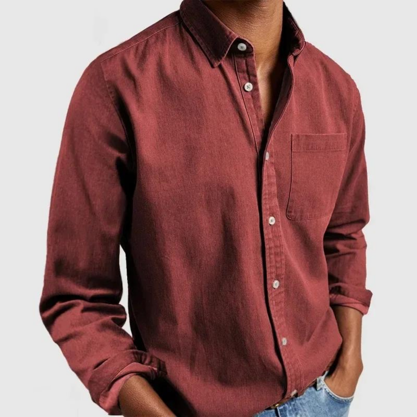 Men’s Premium Casual Button-Up Shirt