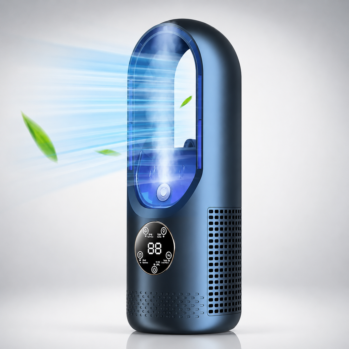 Portable Bladeless Air Cooler and Heater with Timer