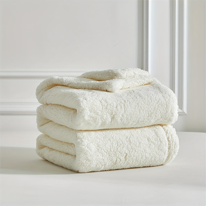 Reversible Fleece Throw Blanket
