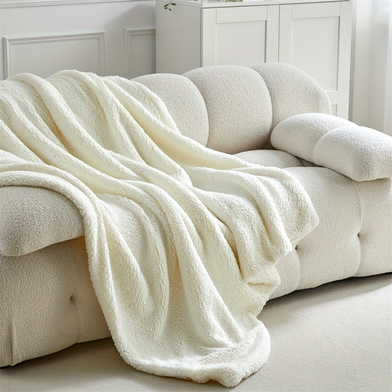 Reversible Fleece Throw Blanket